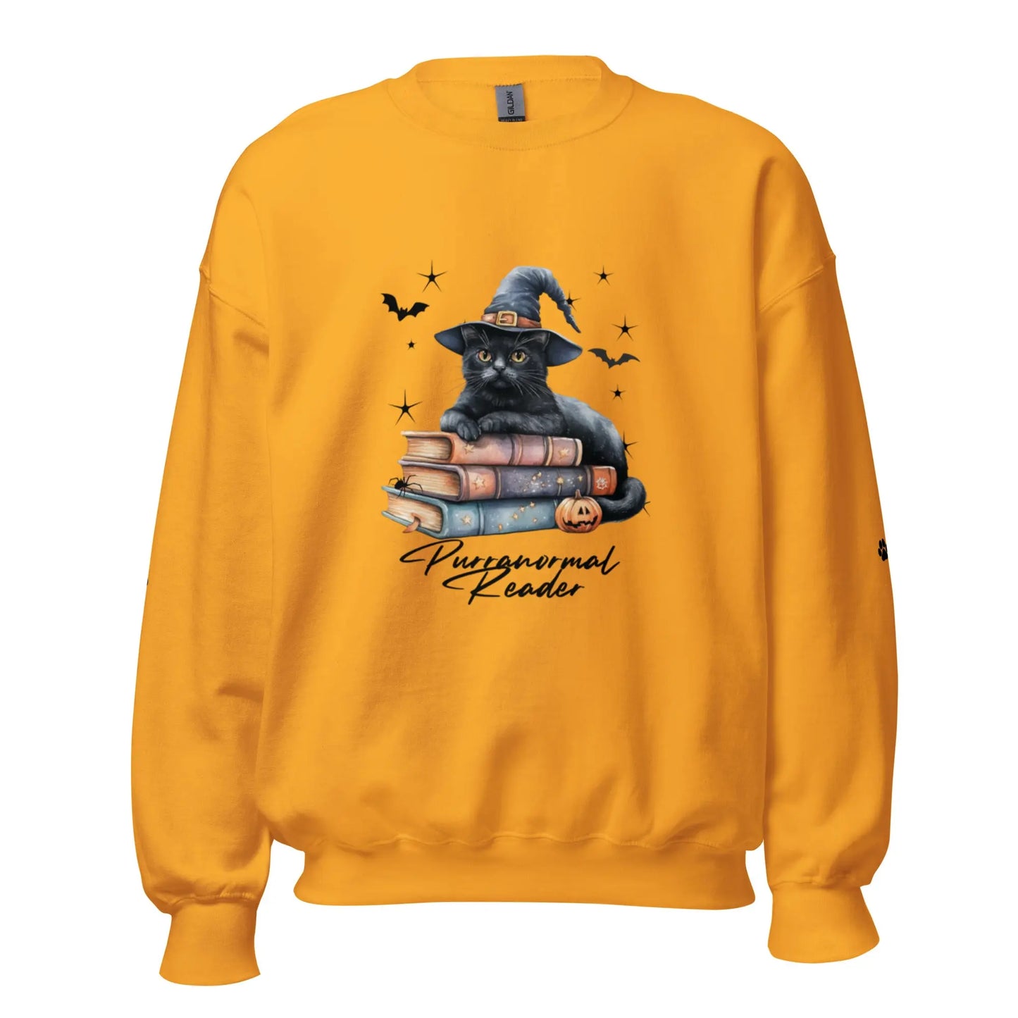 Purranormal Reads Sweatshirt With Paws On Sleeves - TBRaring