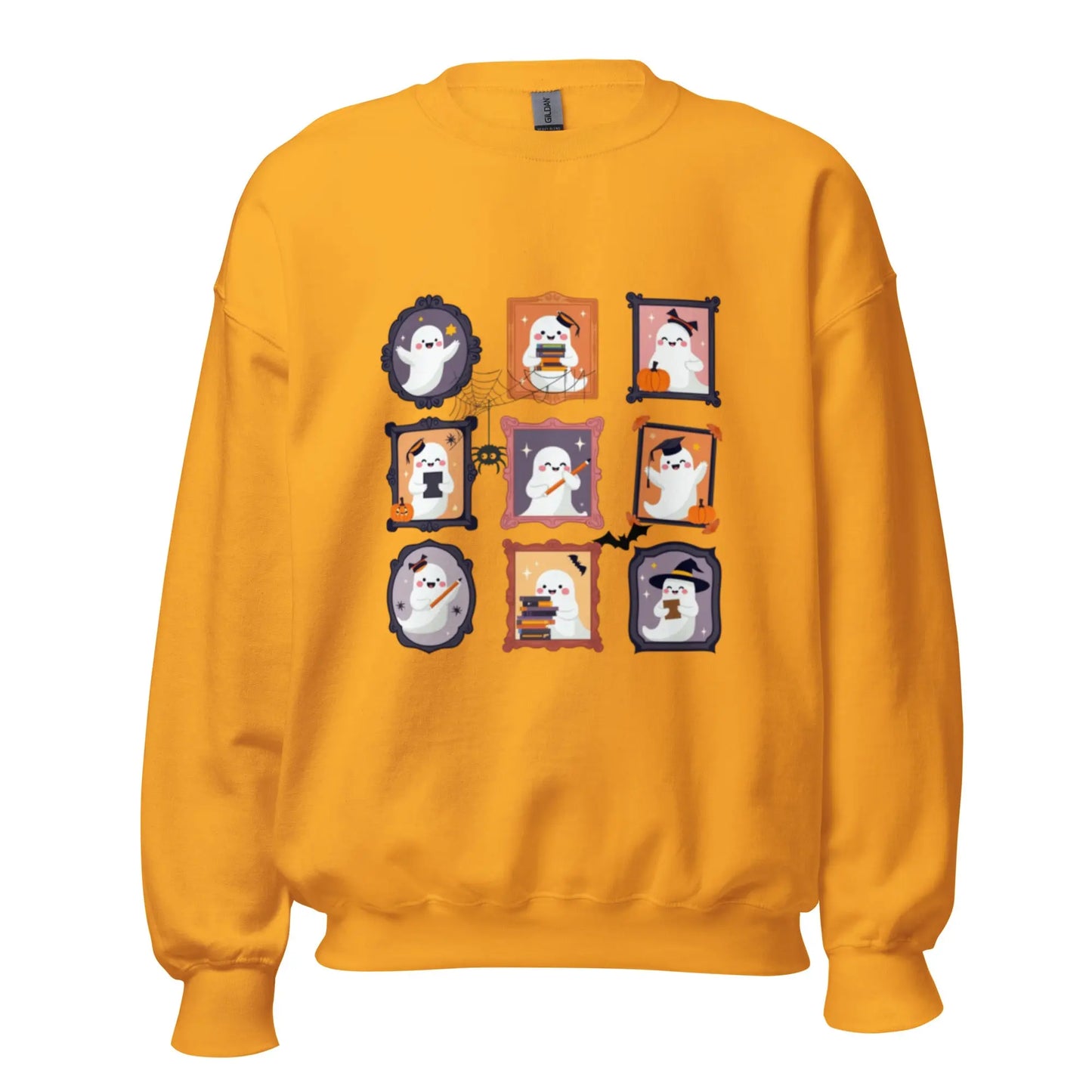 Ghost Teacher Picture Frame Sweatshirt - TBRaring