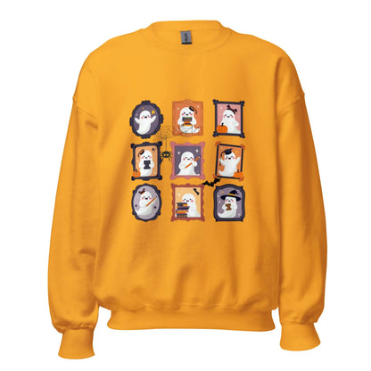 Ghost Teacher Picture Frame Sweatshirt - TBRaring