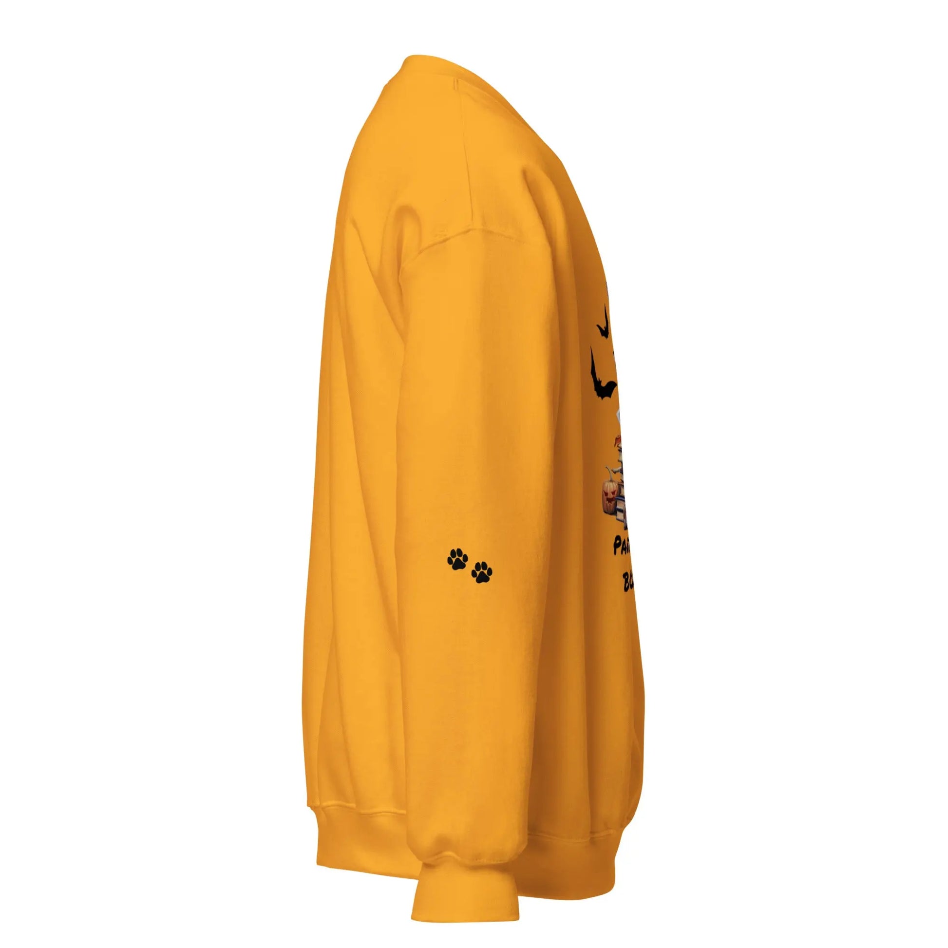 Pawsitively Booked Sweatshirt With Paws On Sleeves - TBRaring