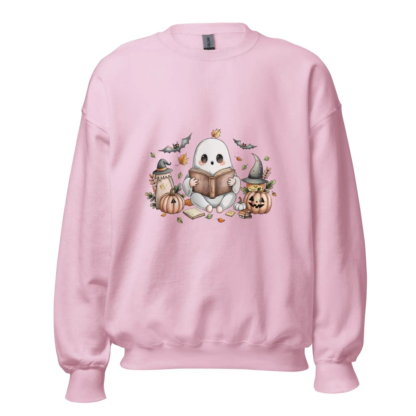 Cute Ghost Reading Sweatshirt - TBRaring