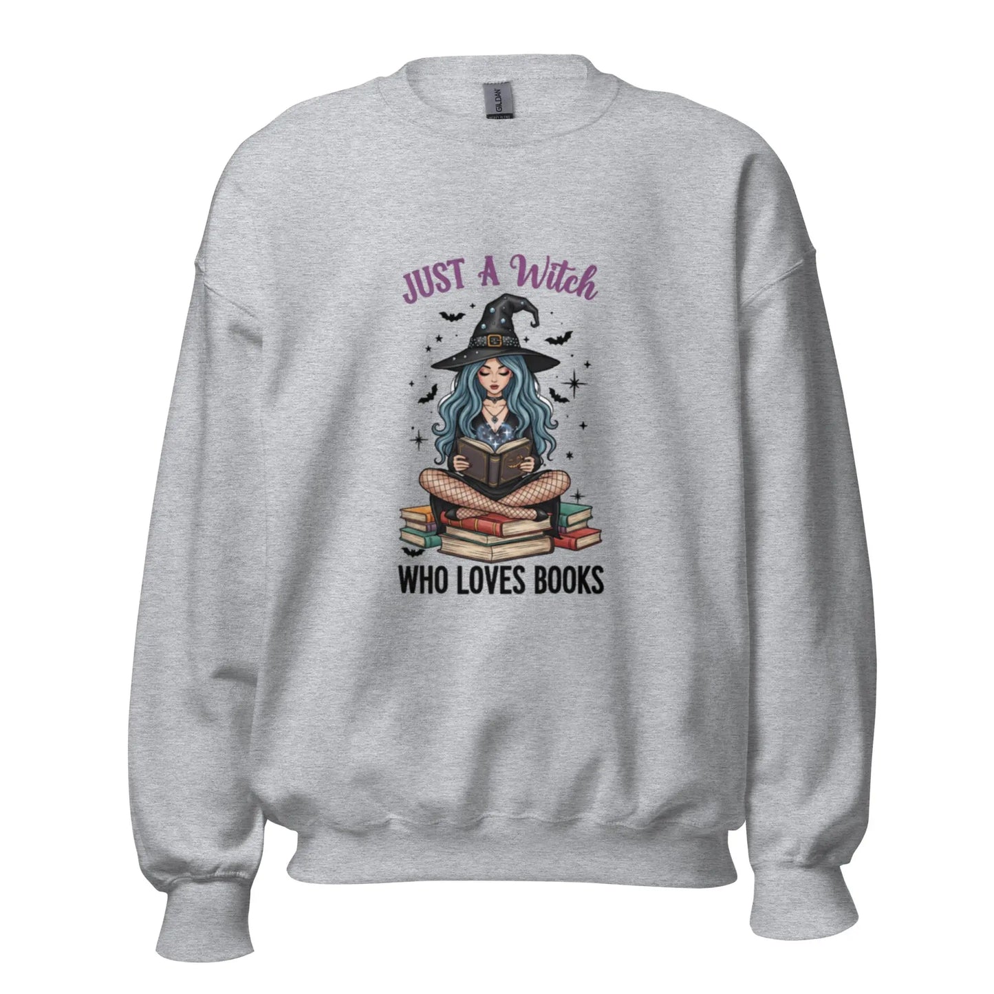 Just A Witch Who Loves Books Sweatshirt - TBRaring