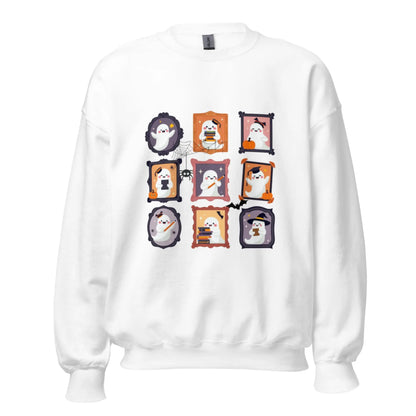Ghost Teacher Picture Frame Sweatshirt - TBRaring