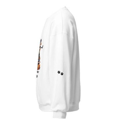 Pawsitively Booked Sweatshirt With Paws On Sleeves - TBRaring