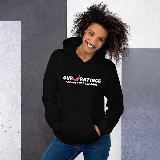 "Our Chili Pepper Ratings Are Not The Same" Unisex Hoodie Bookish Goods - TBRaring