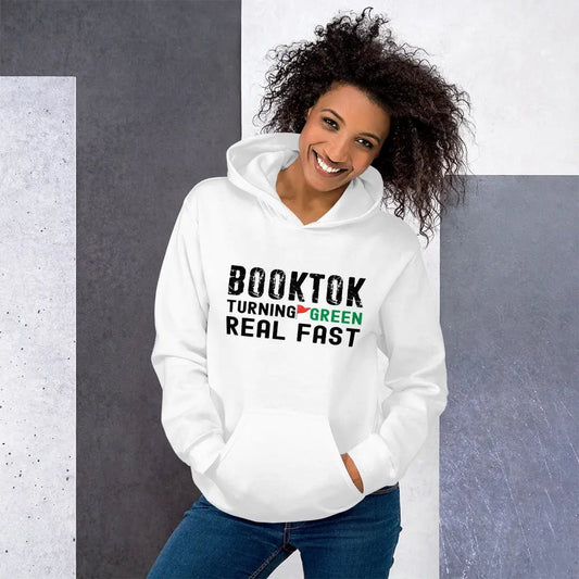 "Booktok Turning Red Flags Green" Unisex Hoodie Bookish Goods - TBRaring