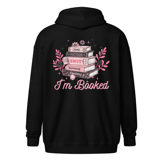 I'm Booked Unisex heavy blend zip hoodie - TBRaring