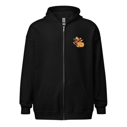 Hello Autumn Unisex heavy blend zip hoodie - TBRaring