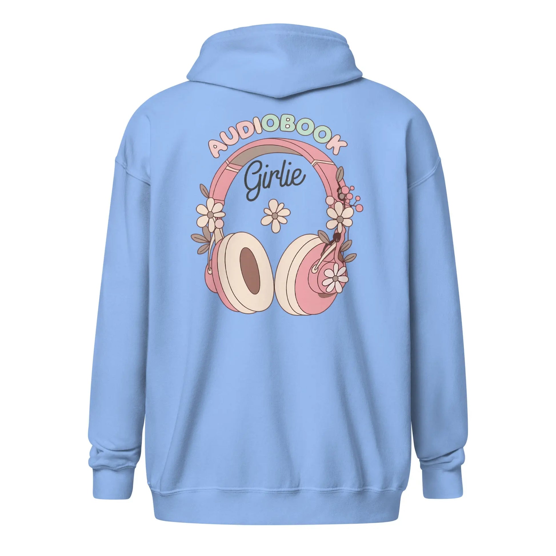 Bookish Shop "Audiobook Girlie" Unisex heavy blend zip hoodie - TBRaring
