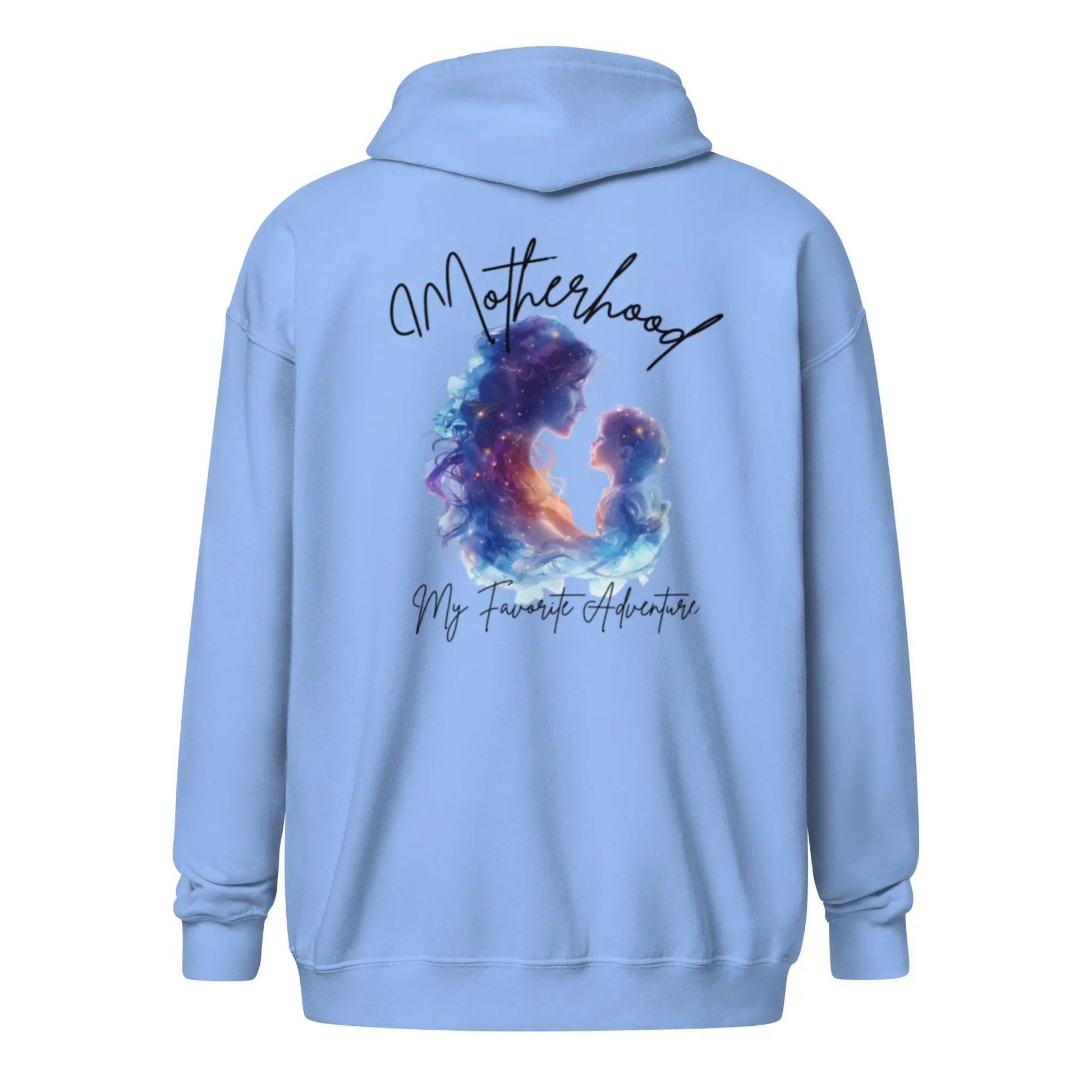 "Motherhood My Favorite adventure" Unisex heavy blend Bookishly zip hoodie - TBRaring