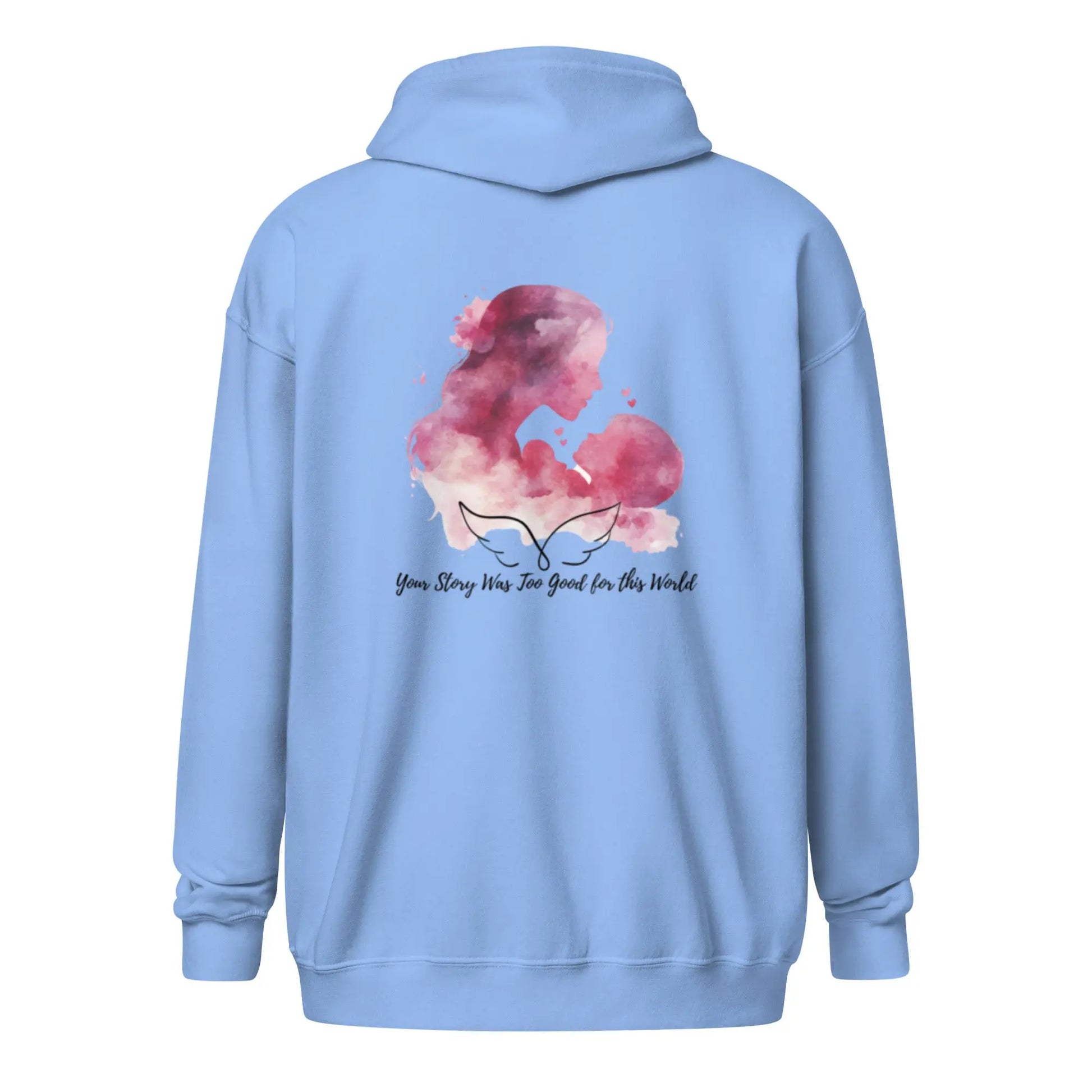 "Your Story Was too Good for This World" Bookishly Unisex heavy blend zip hoodie - TBRaring