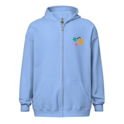 Bookish Shop "Audiobook Girlie" Unisex heavy blend zip hoodie - TBRaring
