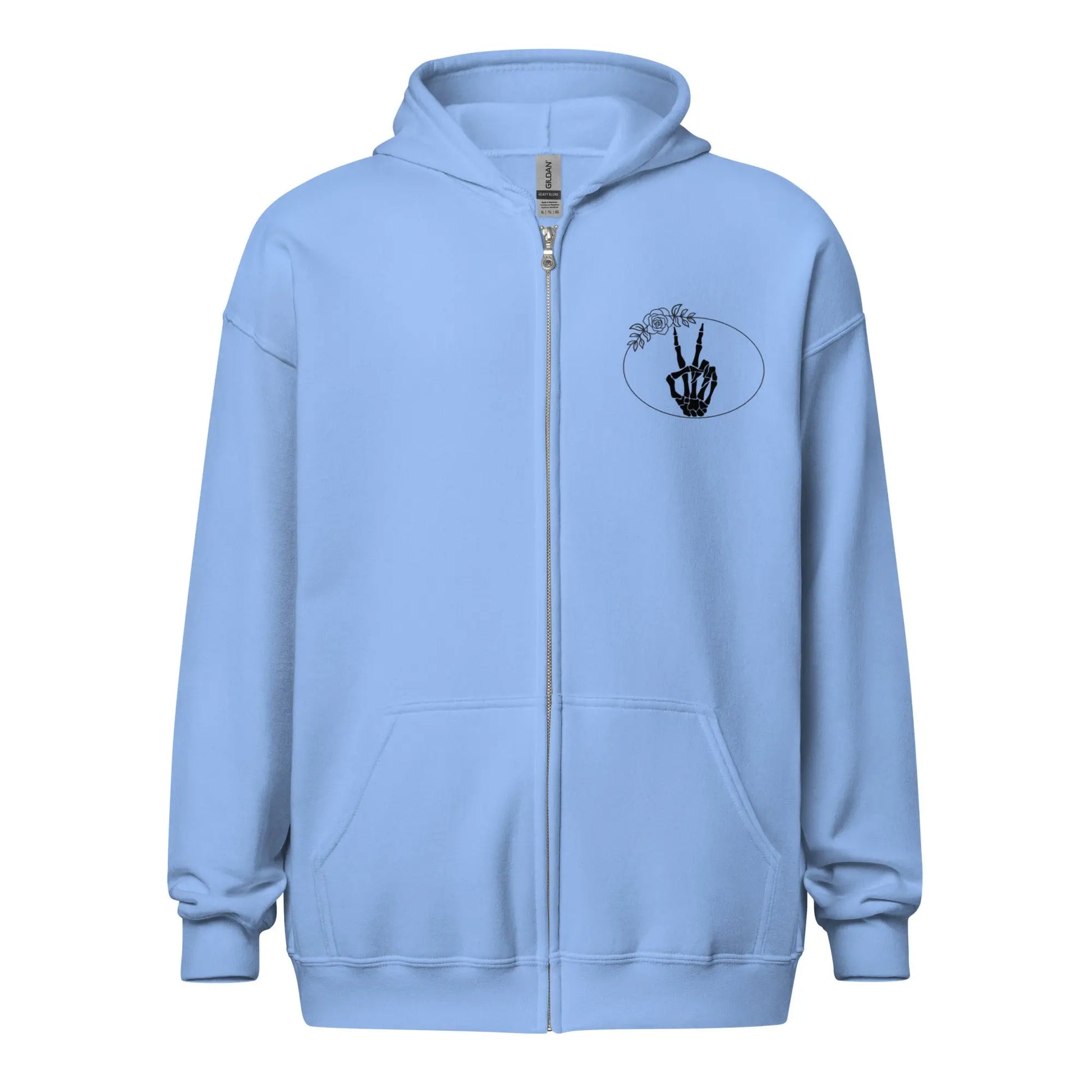 Bookish Shop "Cool Moms Have Tattoos and Love Why Choose" Unisex heavy blend zip hoodie - TBRaring