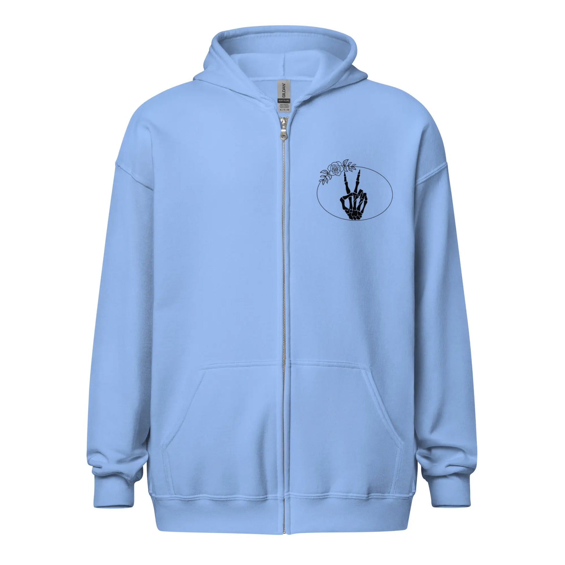 "Just a Mom Out Here Trying to Finish Her Chapter" Unisex heavy blend zip hoodie Bookish Merch - TBRaring