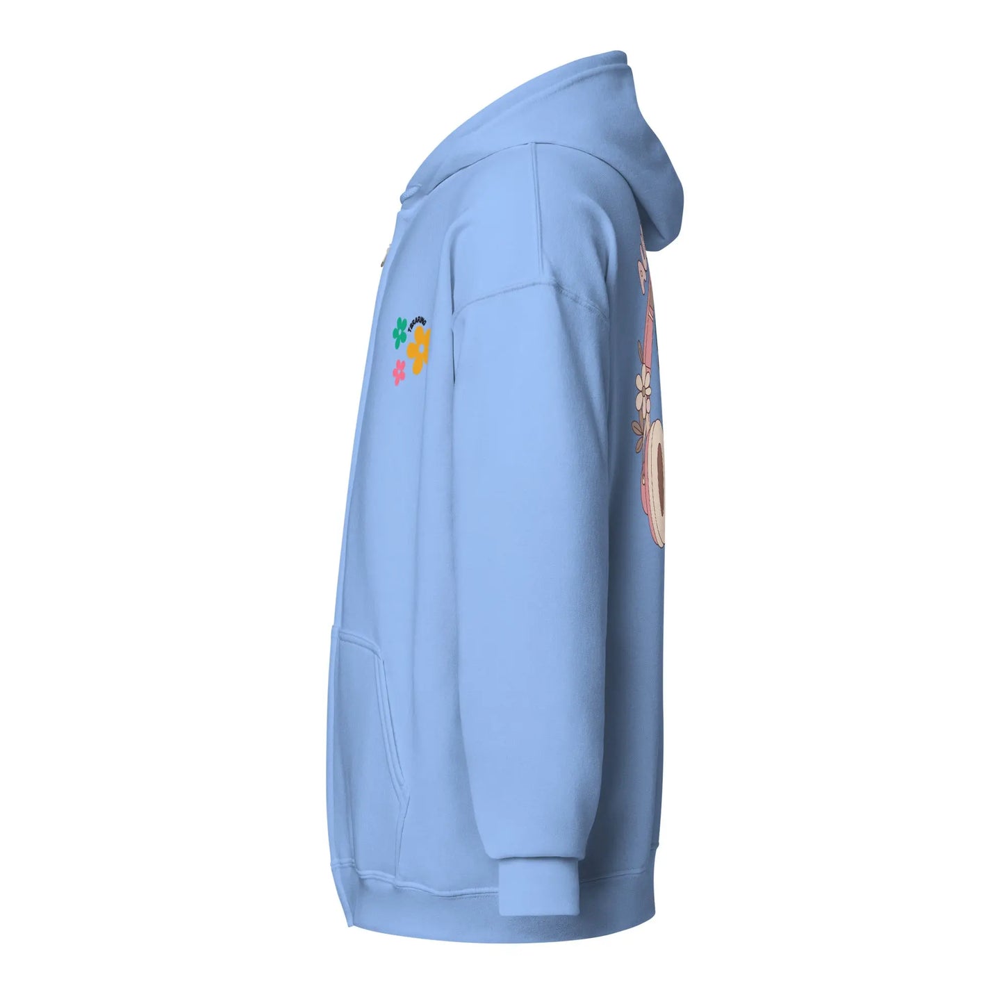 Bookish Shop "Audiobook Girlie" Unisex heavy blend zip hoodie - TBRaring
