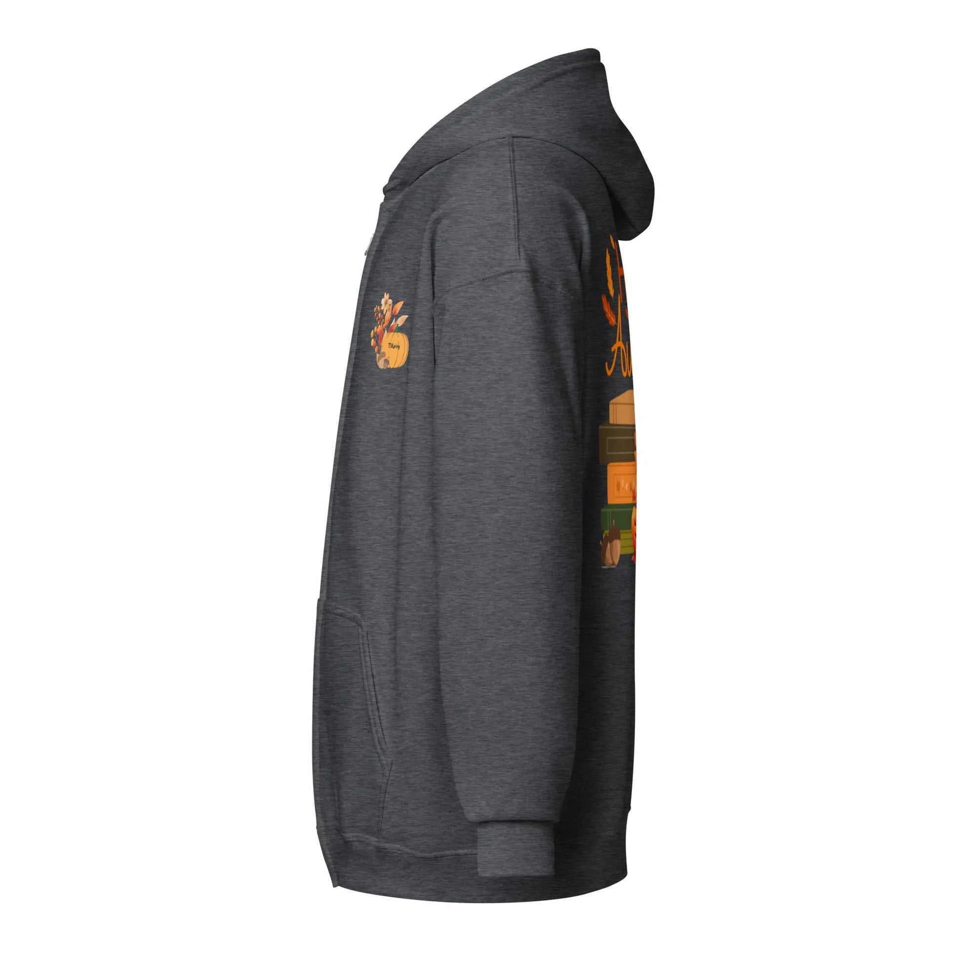 Hello Autumn Unisex heavy blend zip hoodie - TBRaring