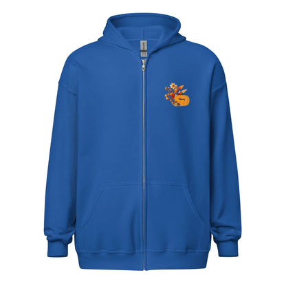 Hello Autumn Unisex heavy blend zip hoodie - TBRaring
