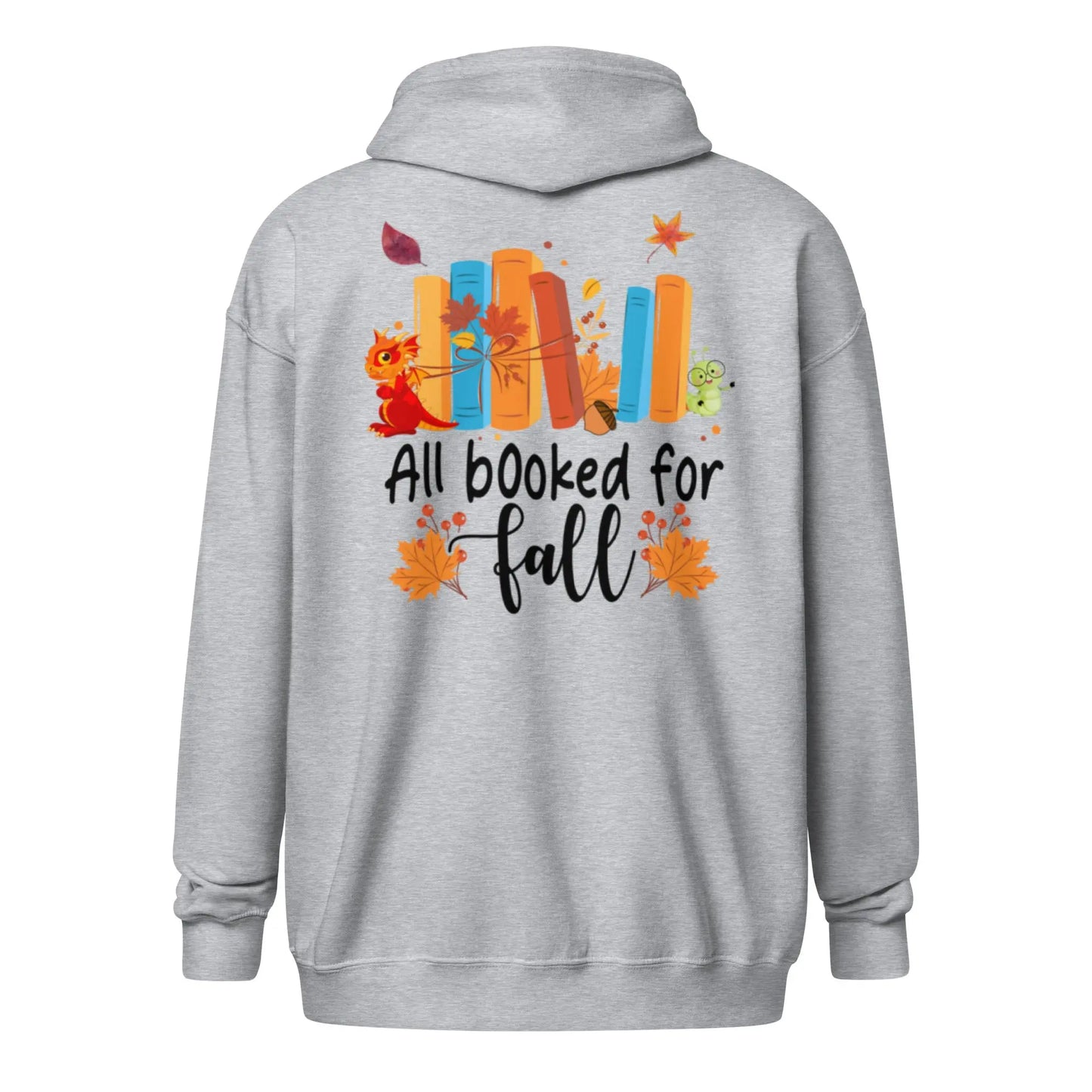 All Booked For Fall Unisex heavy blend zip hoodie - TBRaring
