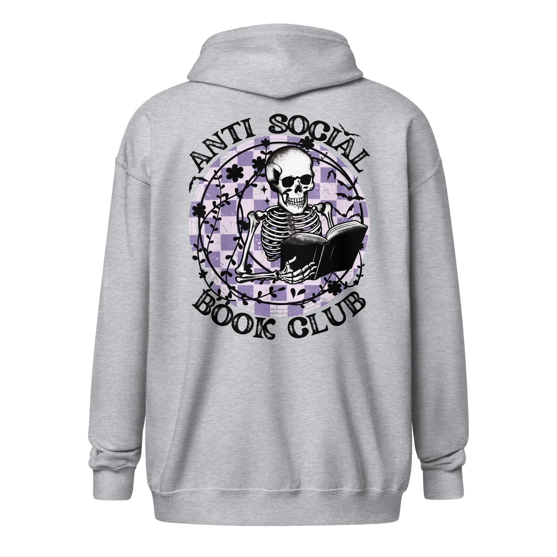 Anti - Social Book Club zip hoodie - TBRaring