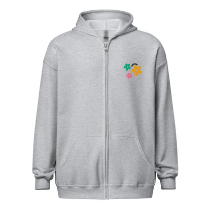 Bookish Shop "Audiobook Girlie" Unisex heavy blend zip hoodie - TBRaring