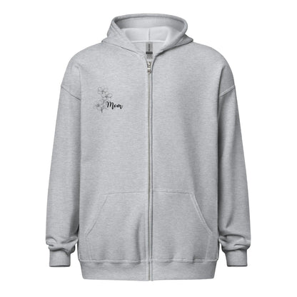 "Motherhood My Favorite adventure" Unisex heavy blend Bookishly zip hoodie - TBRaring
