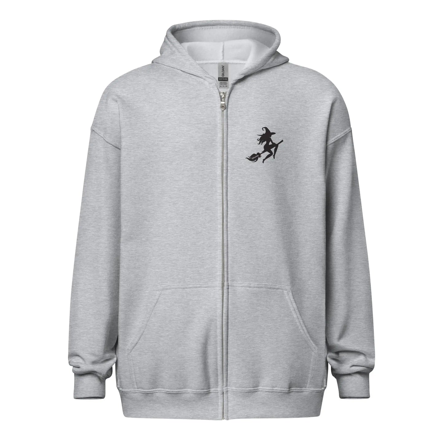 Something Wicked This Way Comes Witch zip hoodie With Front and Back Print - TBRaring
