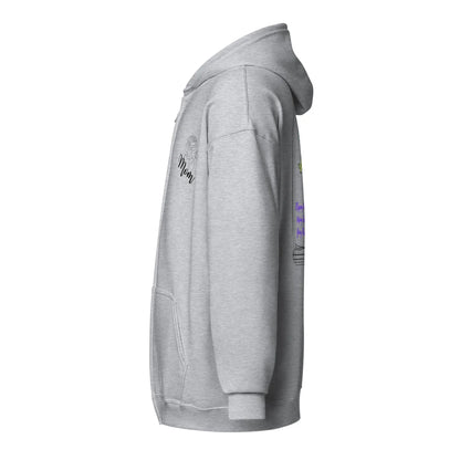 "Flipping Pages Wiping Faces Going Places" Unisex heavy blend zip hoodie bookish merch - TBRaring