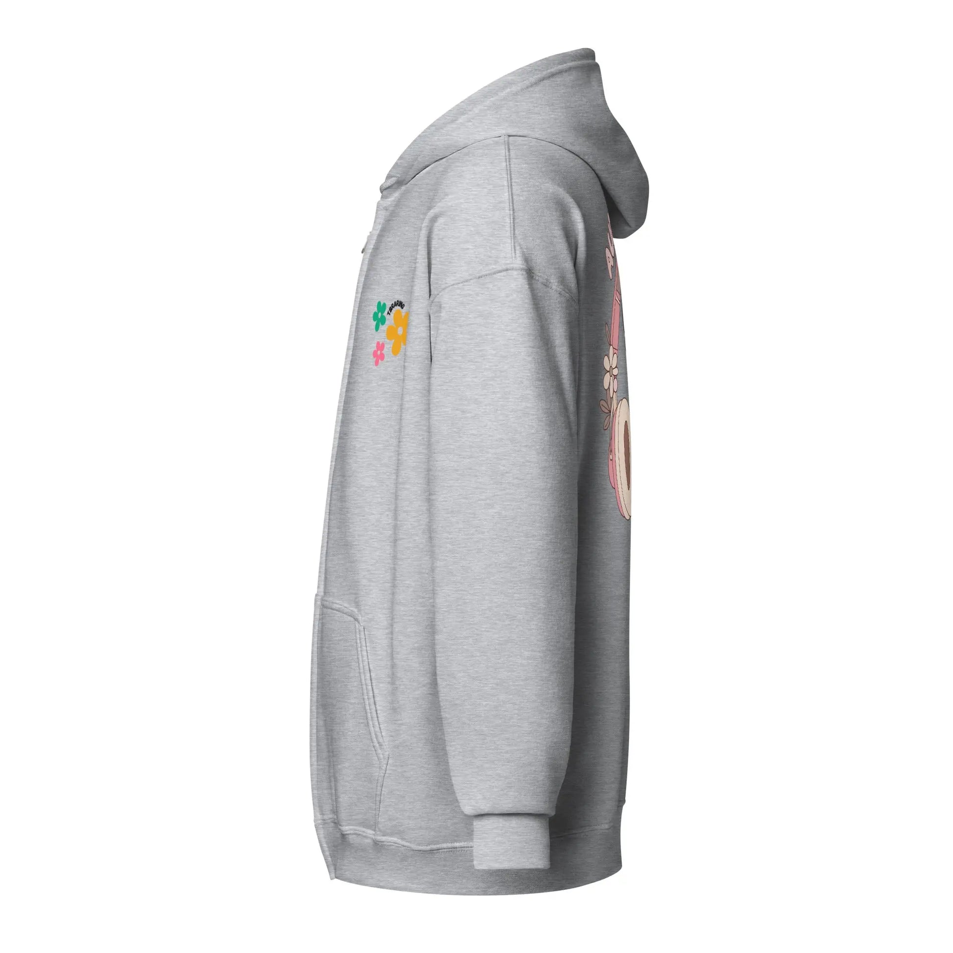 Bookish Shop "Audiobook Girlie" Unisex heavy blend zip hoodie - TBRaring