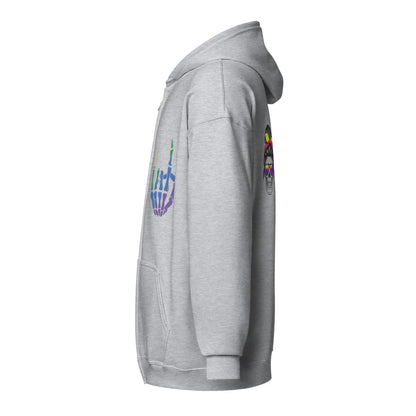 Gay, Bookish, Going Feral Pride Zip Up Hoodie - TBRaring