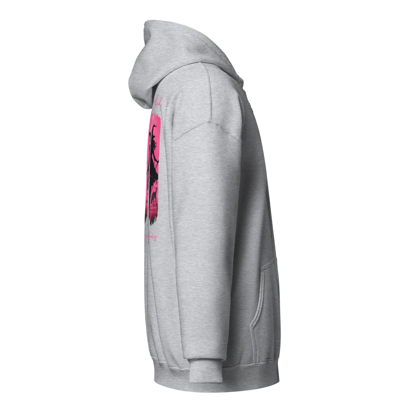 Something Wicked This Way Comes Witch zip hoodie With Front and Back Print - TBRaring