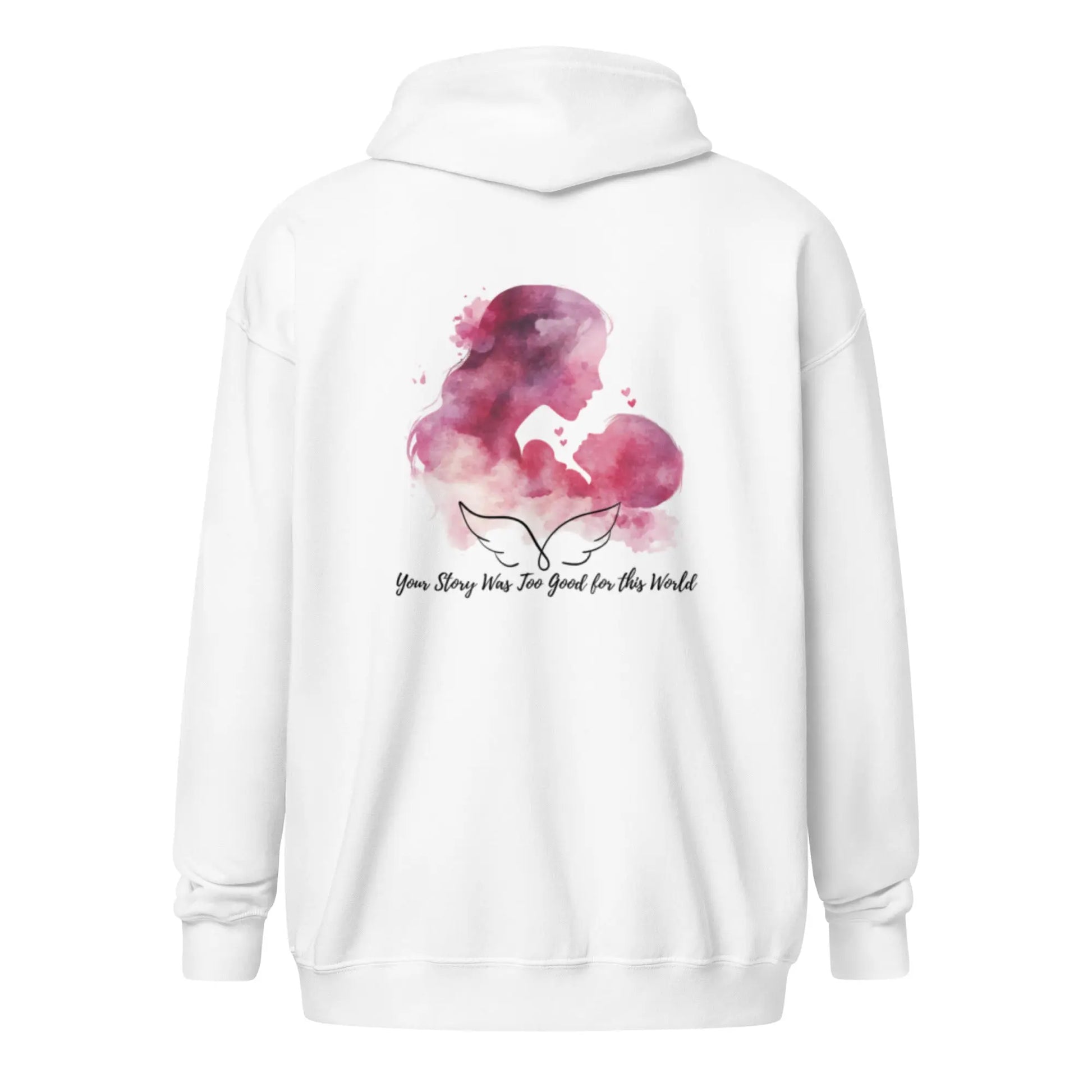 "Your Story Was too Good for This World" Bookishly Unisex heavy blend zip hoodie - TBRaring