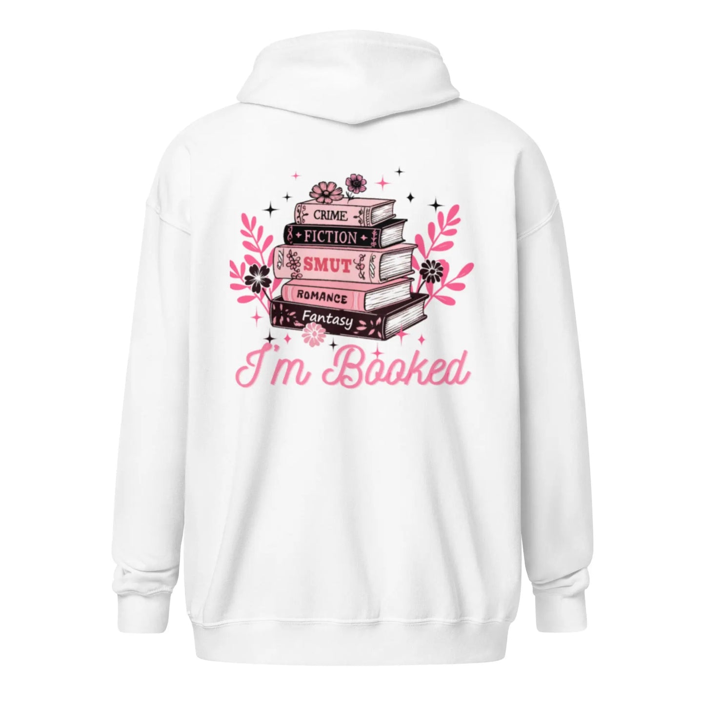 I'm Booked Unisex heavy blend zip hoodie - TBRaring
