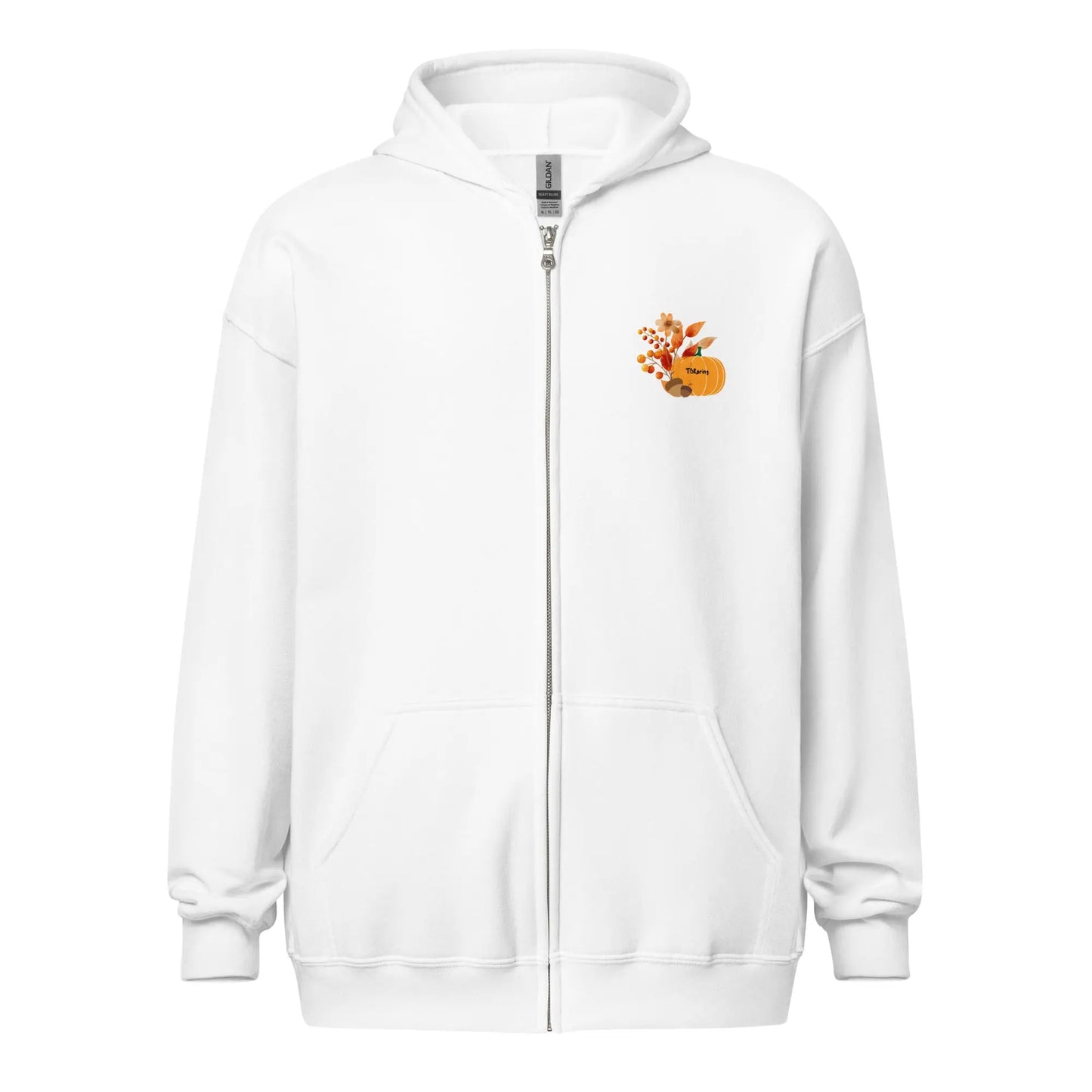 Pumpkin Spice & Fictional Delights Unisex heavy blend zip hoodie - TBRaring