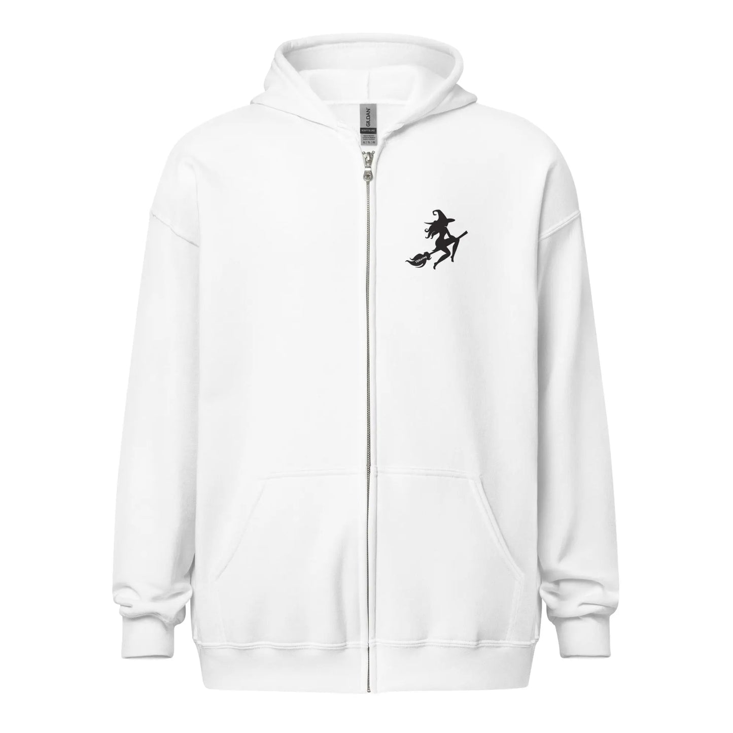 Something Wicked This Way Comes Witch zip hoodie With Front and Back Print - TBRaring