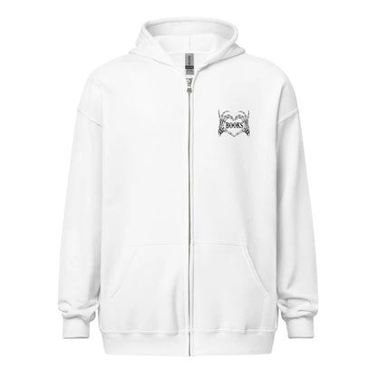 Creepy Witch Reader zip hoodie Front and Back - TBRaring