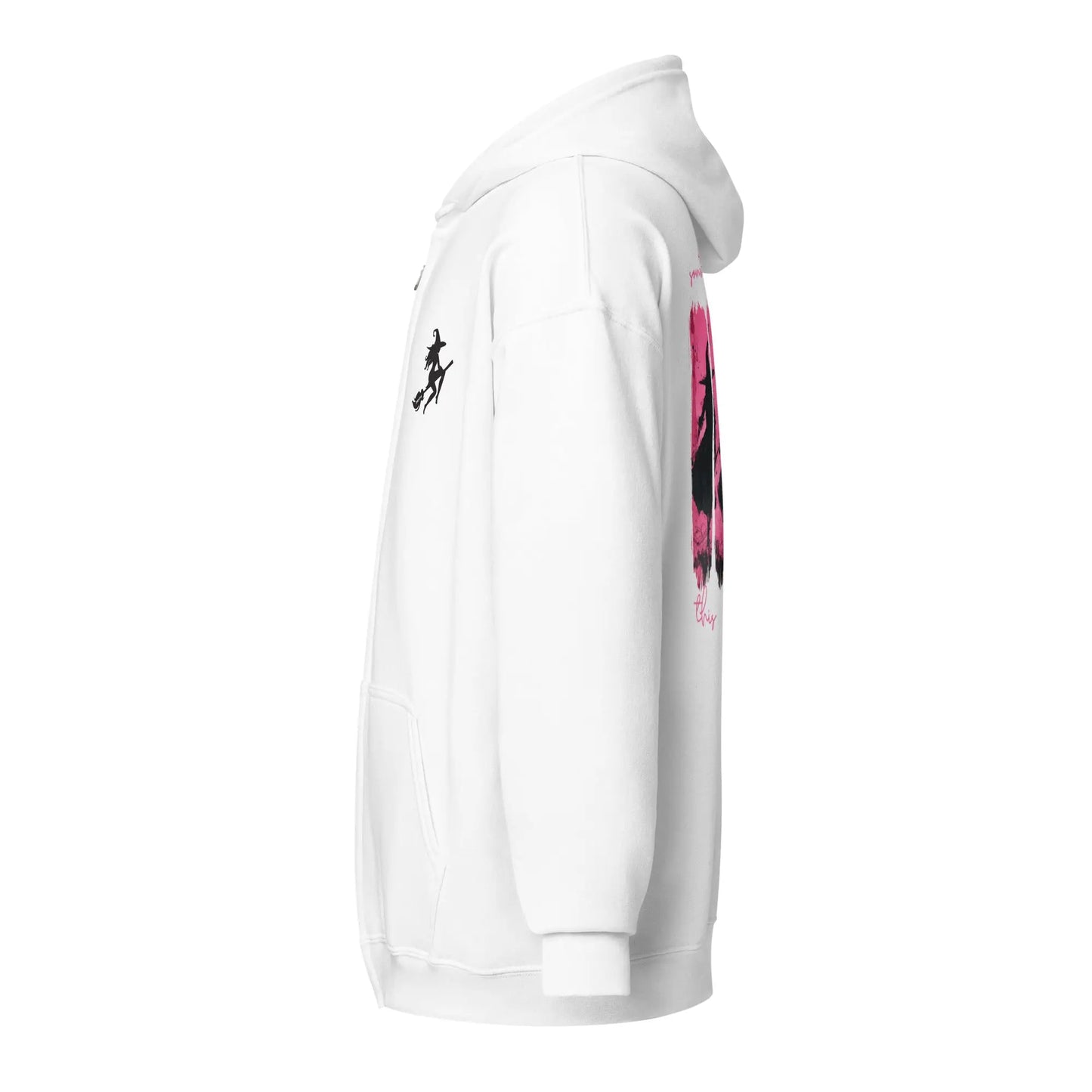 Something Wicked This Way Comes Witch zip hoodie With Front and Back Print - TBRaring