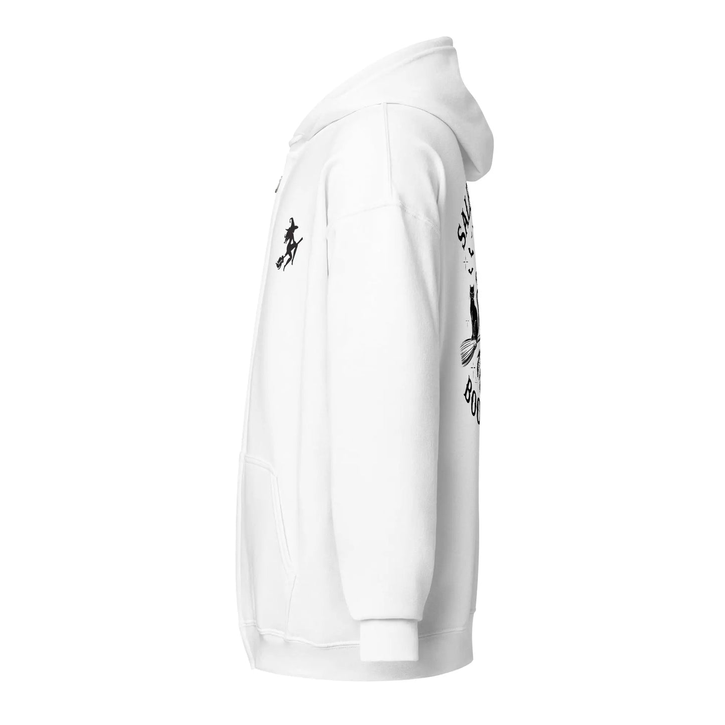 Salem Witch Book Club zip hoodie With Front and Back - TBRaring