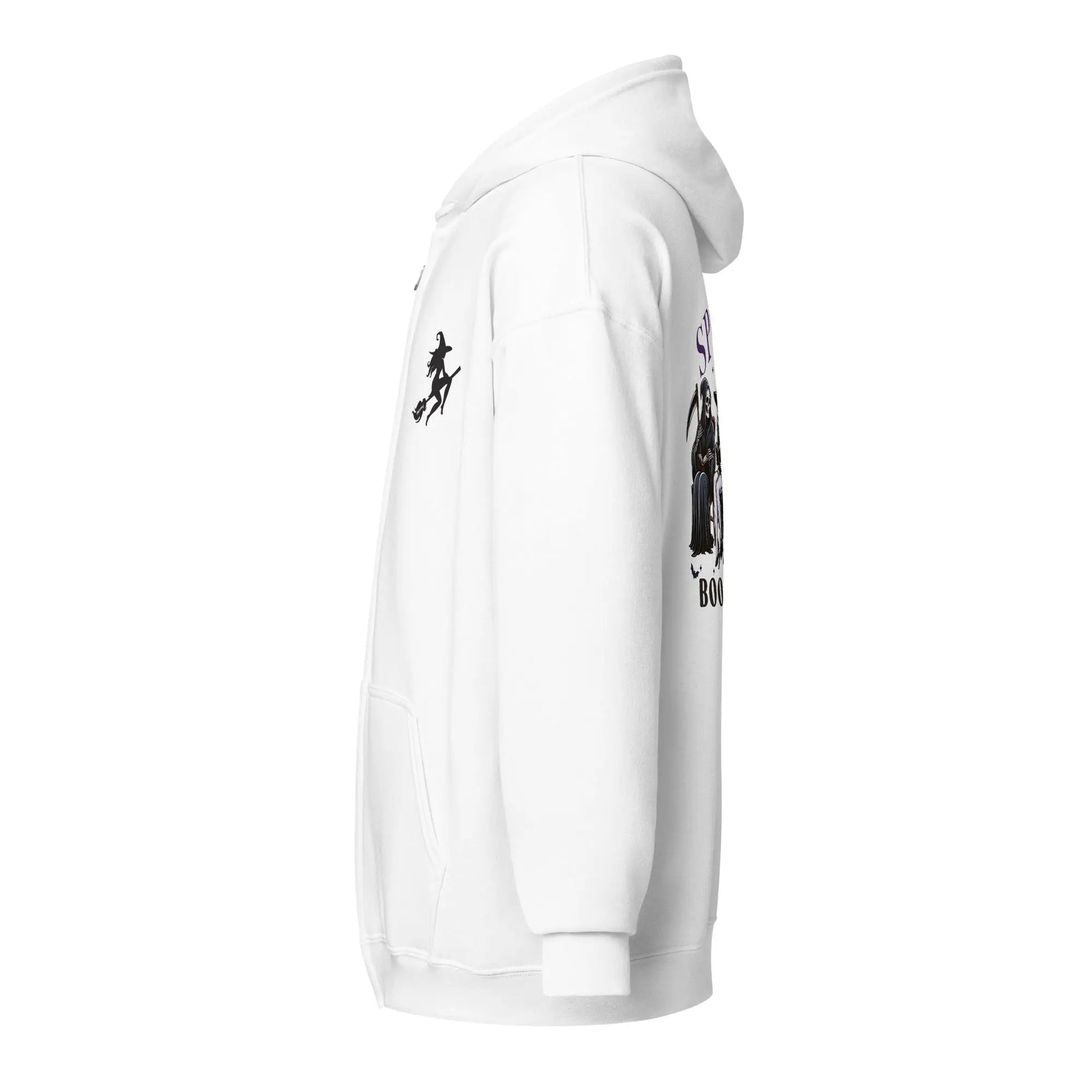 Spooky Book Club zip hoodie With Front and Back - TBRaring