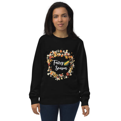 "Fairy Corn Season" Unisex organic sweatshirt bookish goods - TBRaring