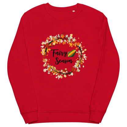 "Fairy Corn Season" Unisex organic sweatshirt bookish goods - TBRaring
