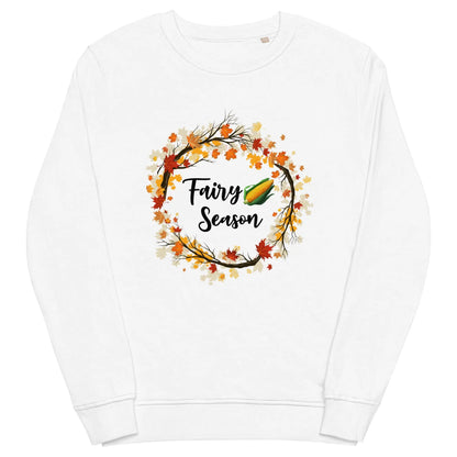 "Fairy Corn Season" Unisex organic sweatshirt bookish goods - TBRaring