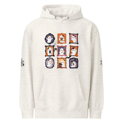 Ghost Teacher Picture Frame hoodie With Spider Webs On Sleeves - TBRaring