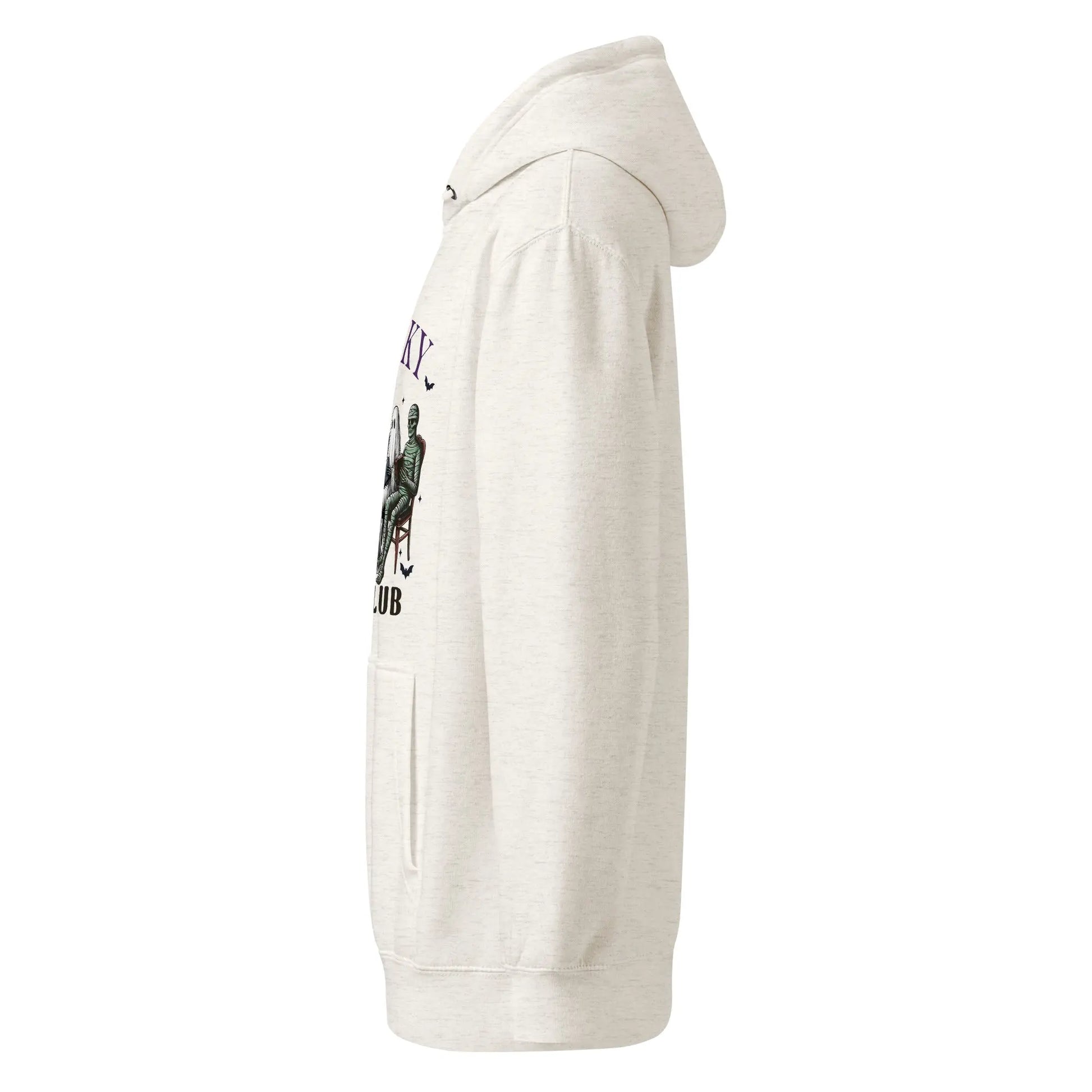 Spooky Book Club hoodie With Witch on Sleeve - TBRaring