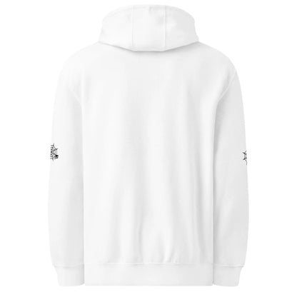 Halloween Ghost Bookcase Hoodie With Spider Webs On Sleeves - TBRaring