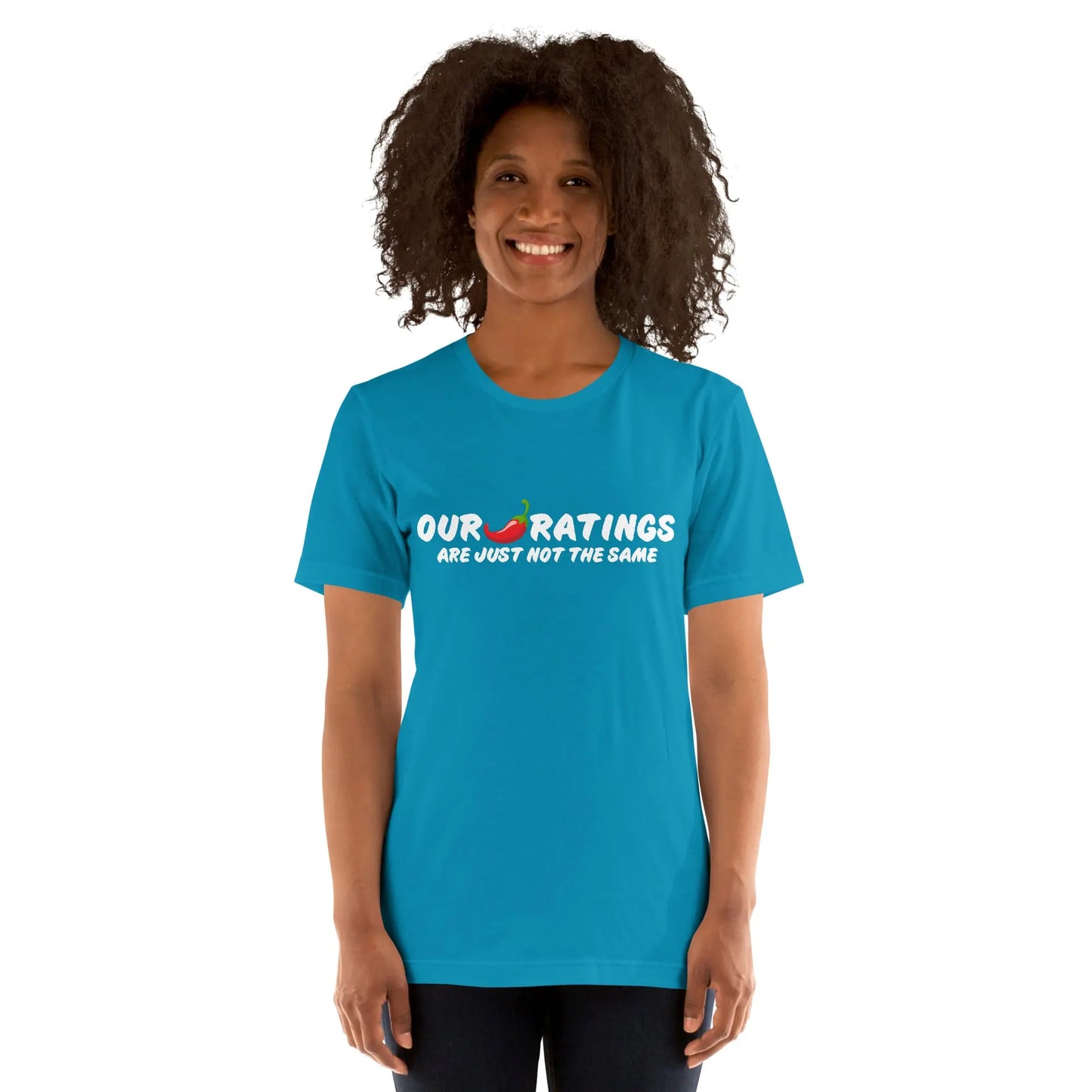 Bookish Shop "Our Chili Pepper Ratings" Unisex t-shirt - TBRaring