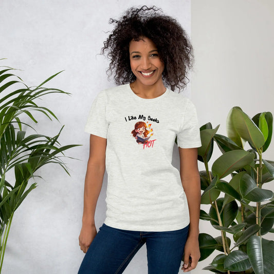 "I Like My Books Hot" Unisex t-shirt bookish merch - TBRaring