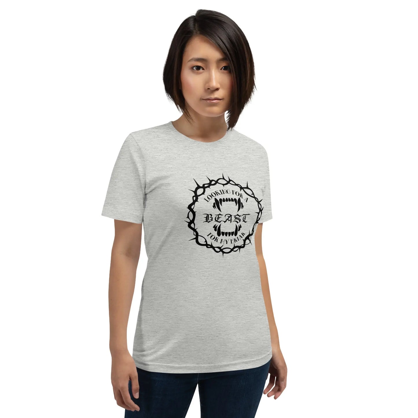 "Looking For A Beast For My Briar" Unisex t-shirt bookish merch - TBRaring