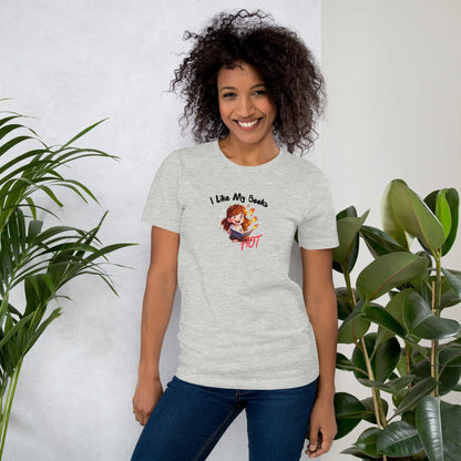 "I Like My Books Hot" Unisex t-shirt bookish merch - TBRaring