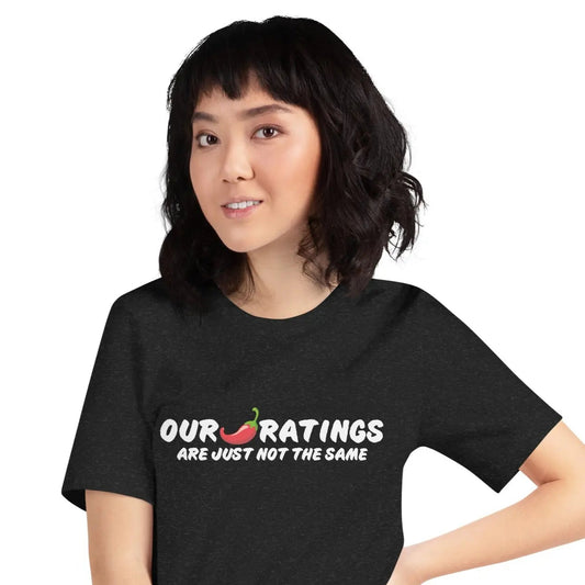 Bookish Shop "Our Chili Pepper Ratings" Unisex t-shirt - TBRaring