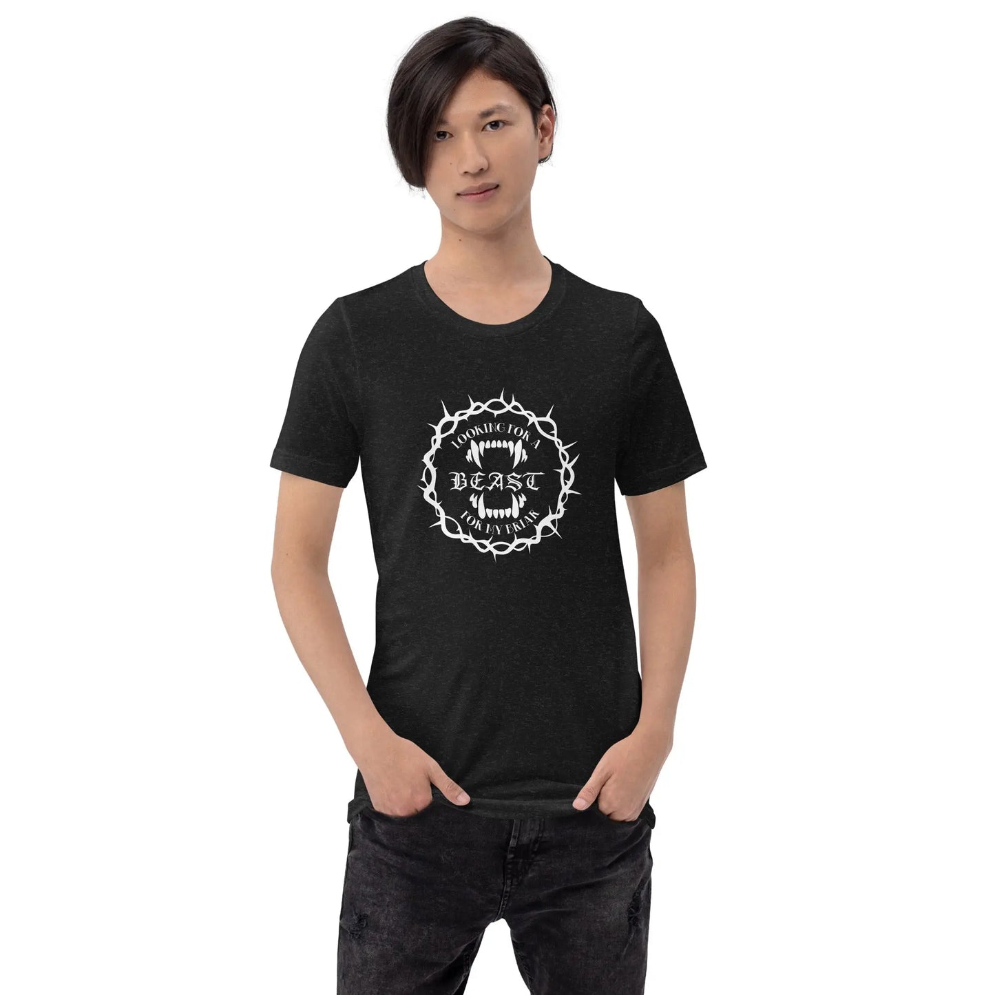 "Looking For A Beast For My Briar" Unisex t-shirt bookish merch - TBRaring